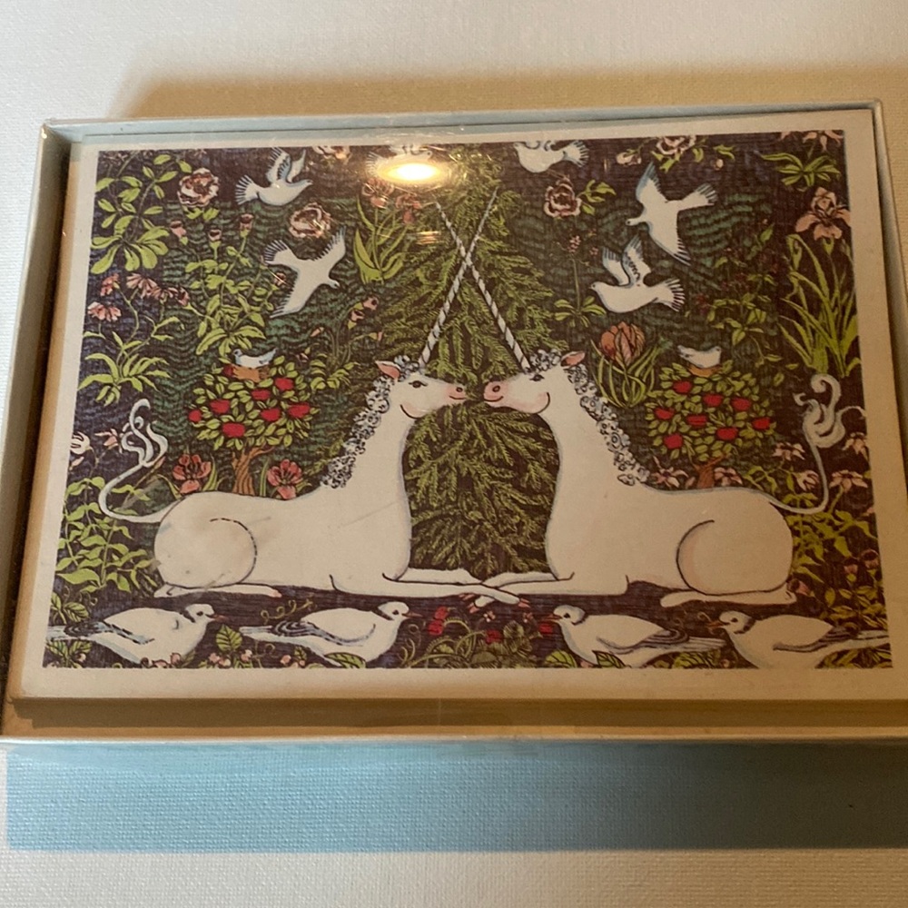 NWOT Sealed Box Unicorn Nature Notes